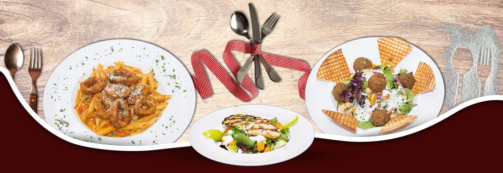 Dine-in, takeout and delivery restaurant offering fresh dishes